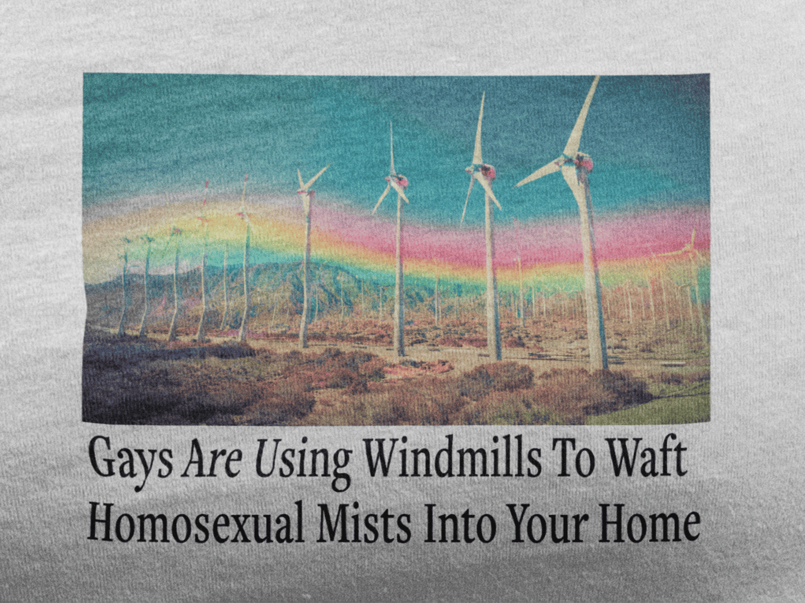 “The Gays Are Using Windmills” Meme Hoodie