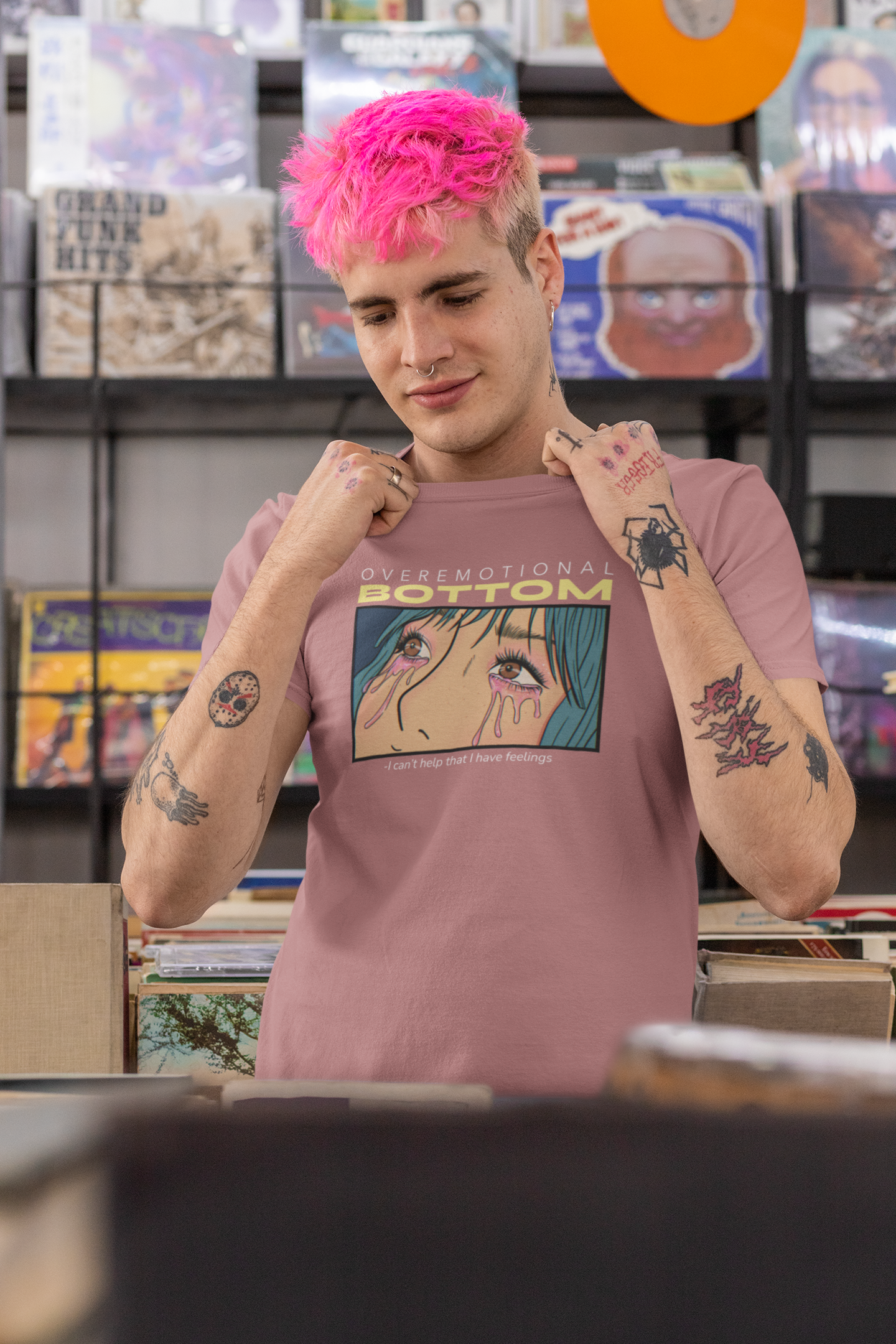 “Overemotional Bottom” Graphic Tee