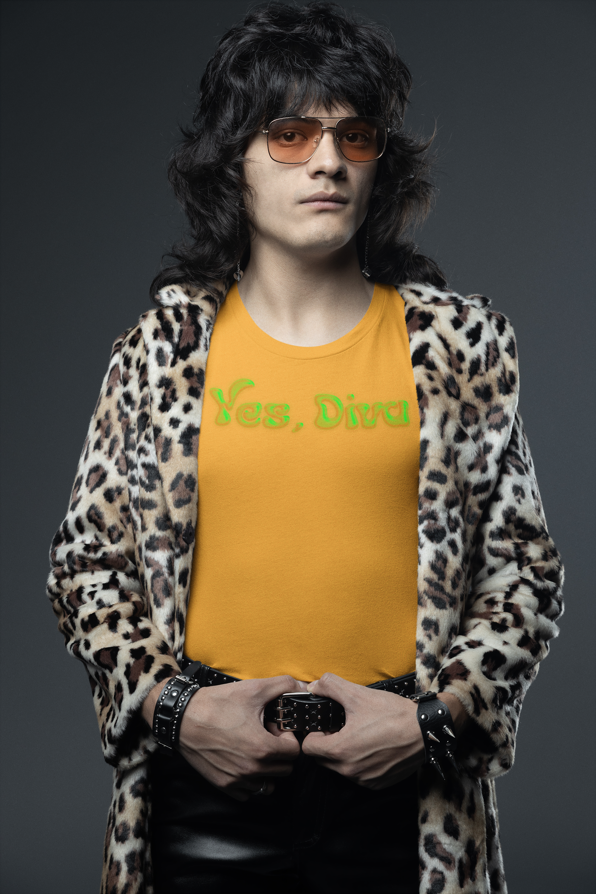 YES, DIVA – Garment‑Dyed Tee