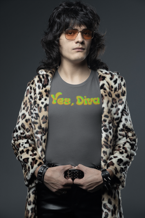 YES, DIVA – Garment‑Dyed Tee
