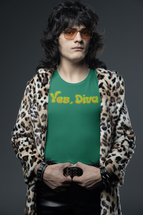 YES, DIVA – Garment‑Dyed Tee