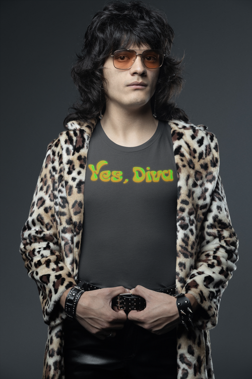 YES, DIVA – Garment‑Dyed Tee