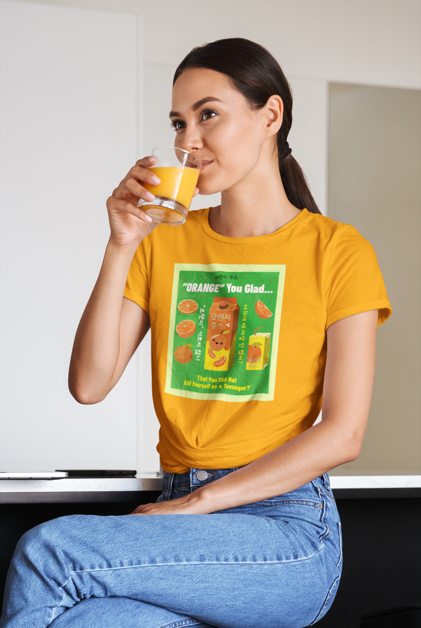 Retro Orange Juice Tee