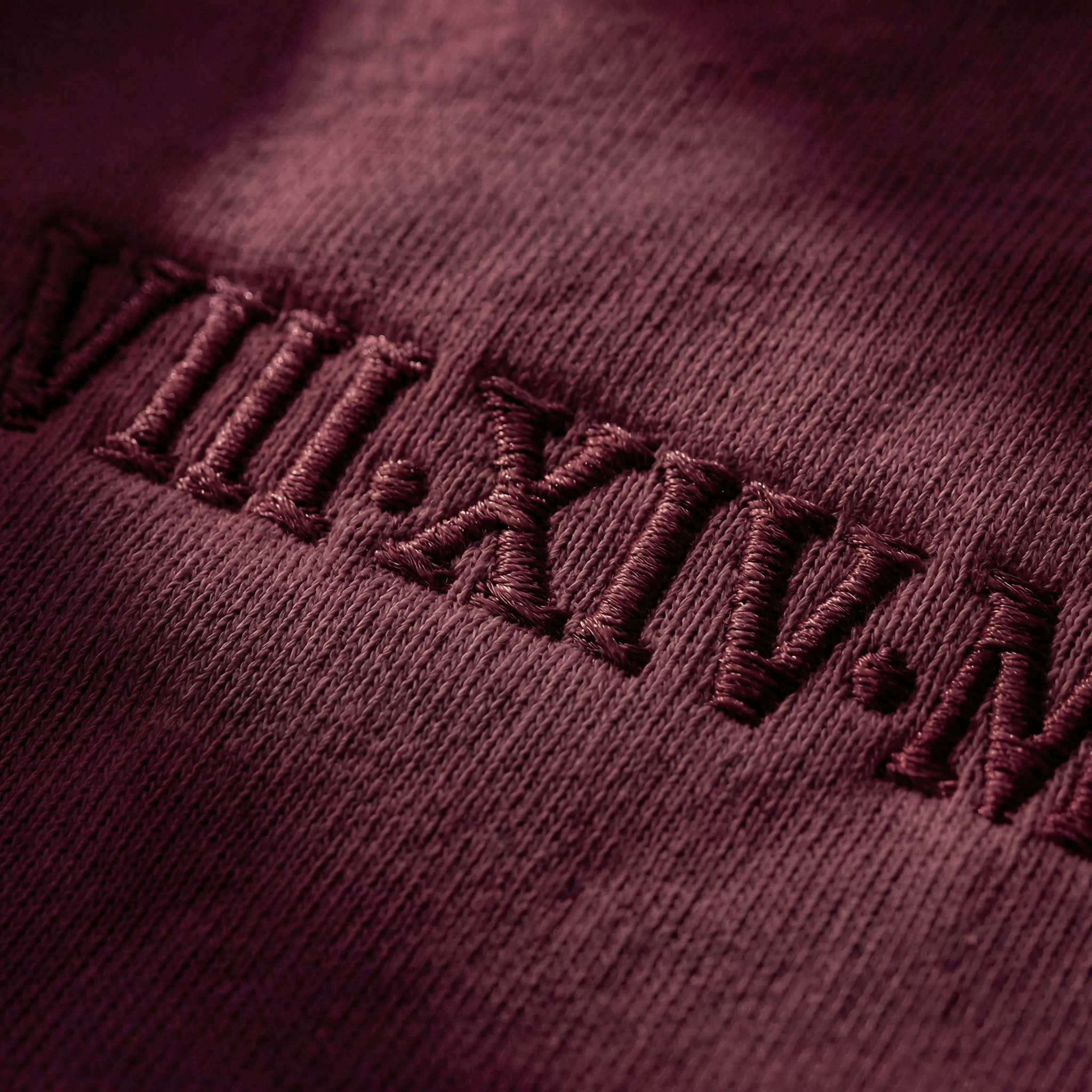 Custom Date & Monogram Roman Numeral Crewneck Sweatshirt - Maroon