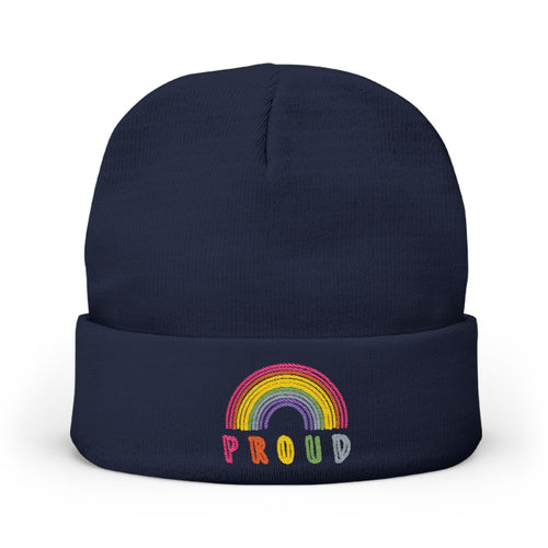 Knit Beanie – Embroidered, Cozy, Unapologetic