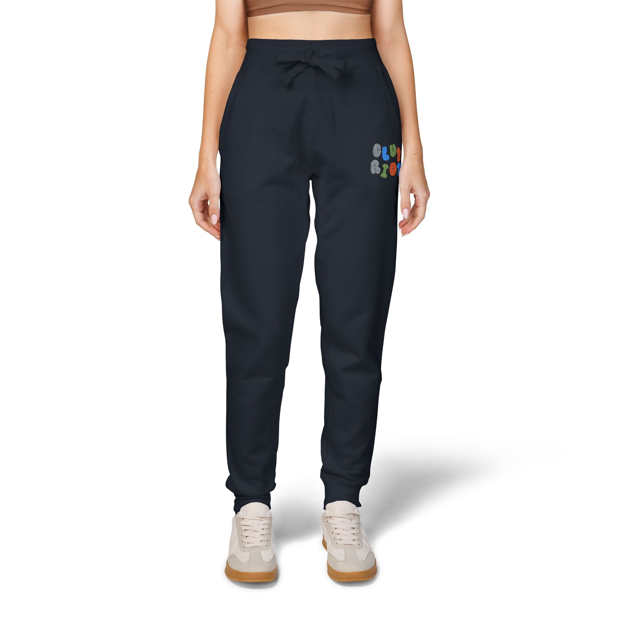 Embroidered Fleece Sweatpants