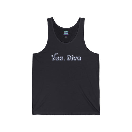 YES, DIVA – Unisex Jersey Tank