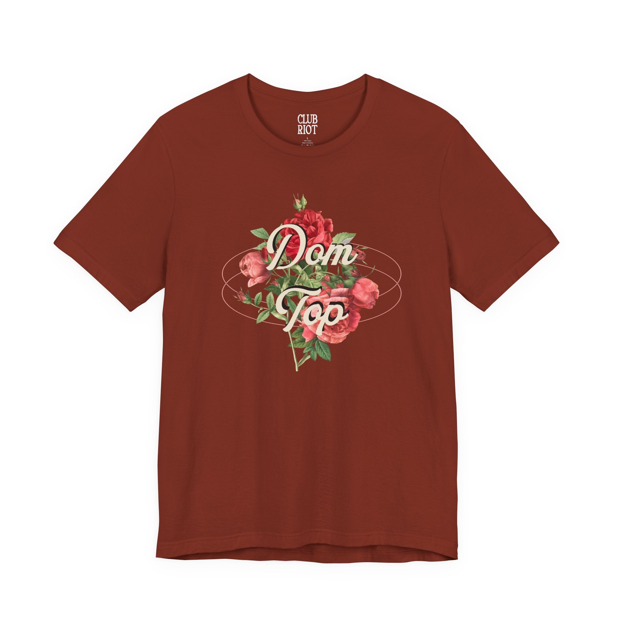Don’t Top – Floral V-Neck Tee
