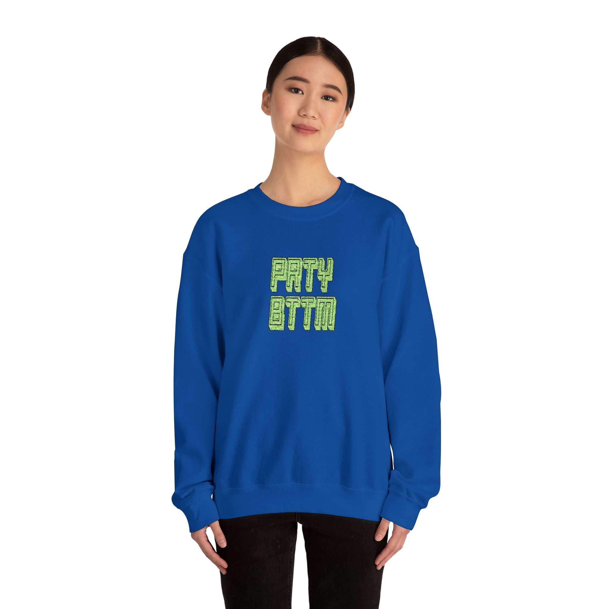 Sparkling Green Text – Crewneck Sweatshirt