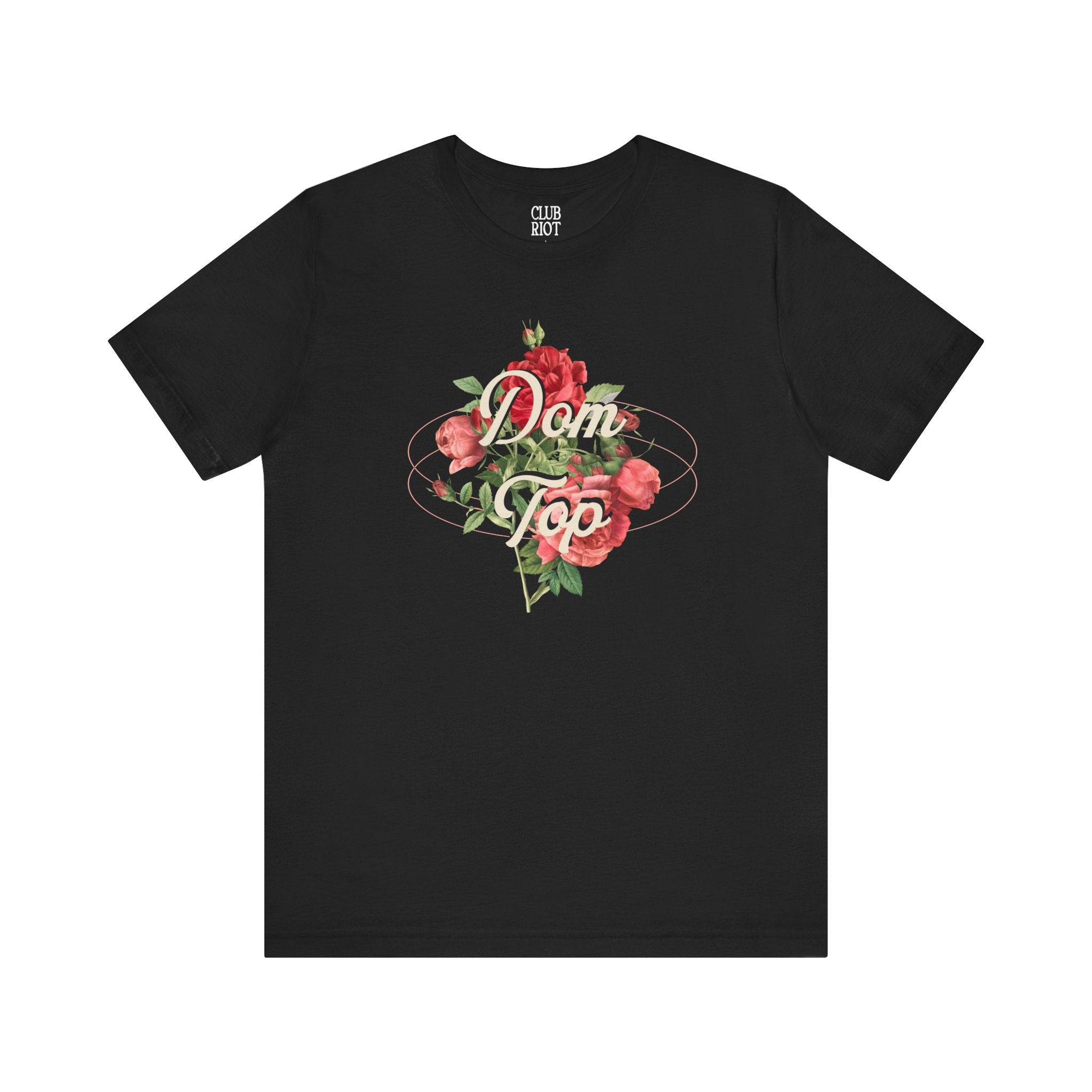 Don’t Top – Floral V-Neck Tee