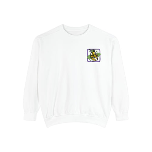 Banana Milk Embroidered Crewneck