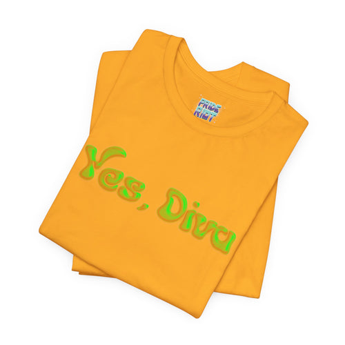 YES, DIVA – Garment‑Dyed Tee