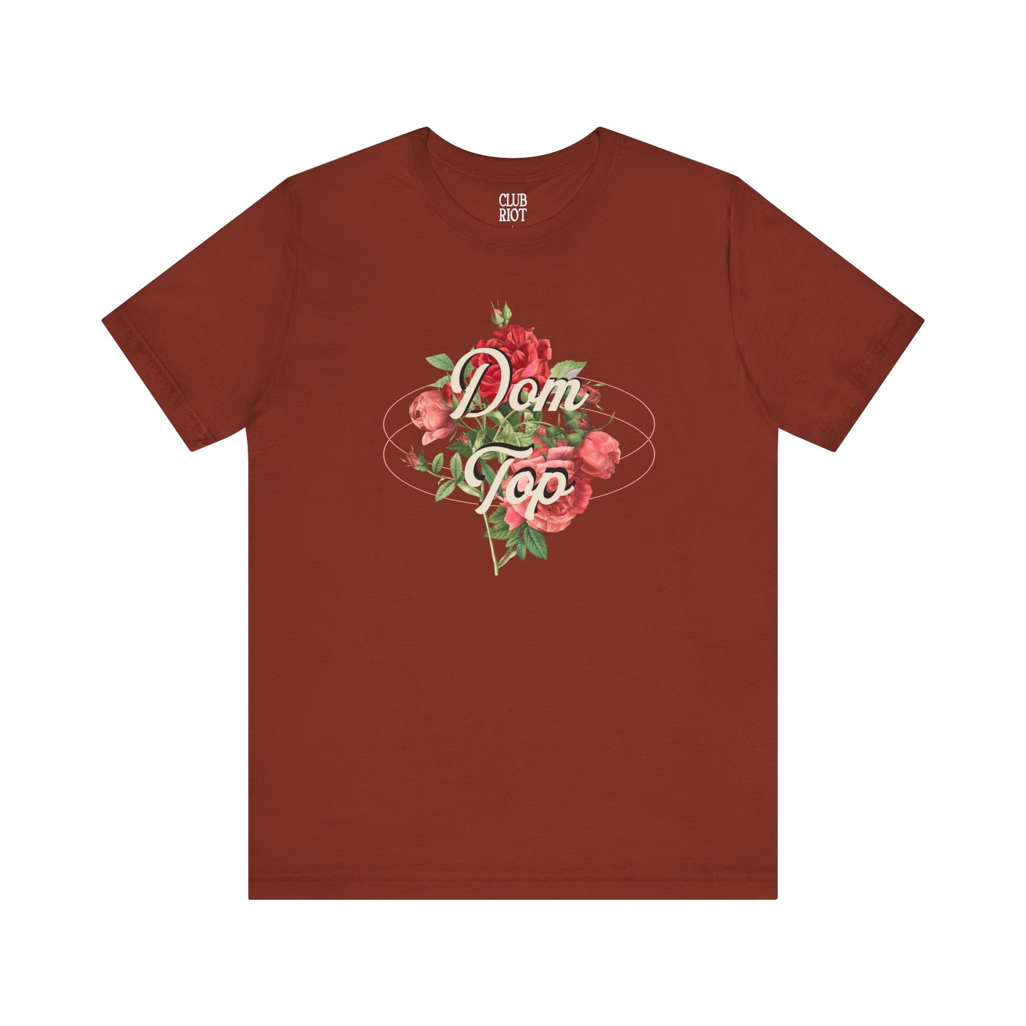 Unisex t-shirt with Club Riot graphic design – queer streetwear tee