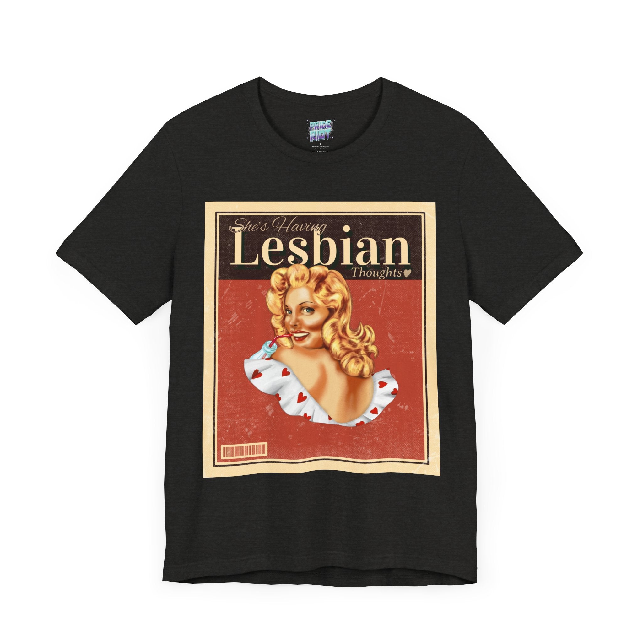 She’s Having Lesbian Thoughts – Retro Tee