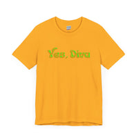 YES, DIVA – Garment‑Dyed Tee