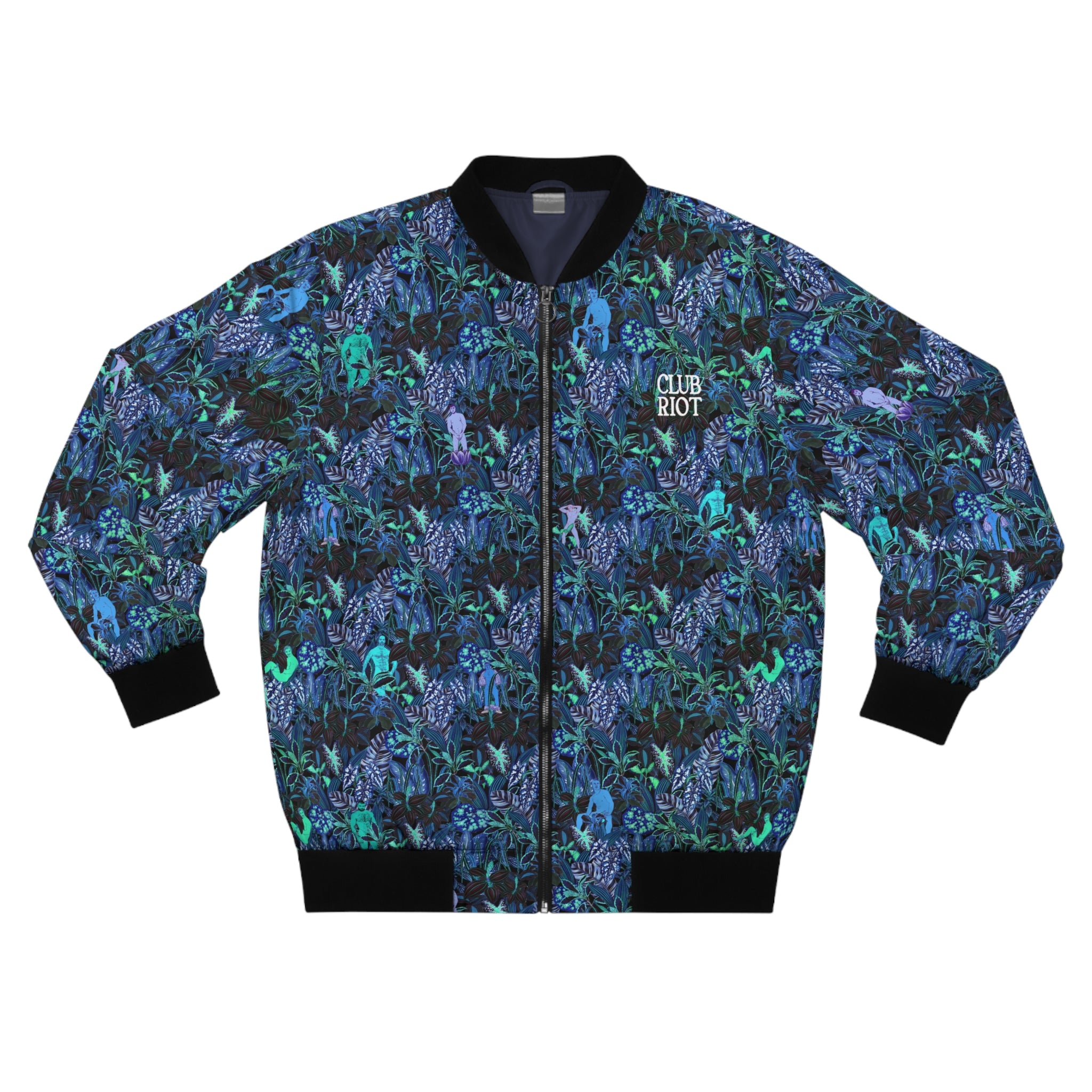 Bomber Jacket – Tropical Print, Street Attitude