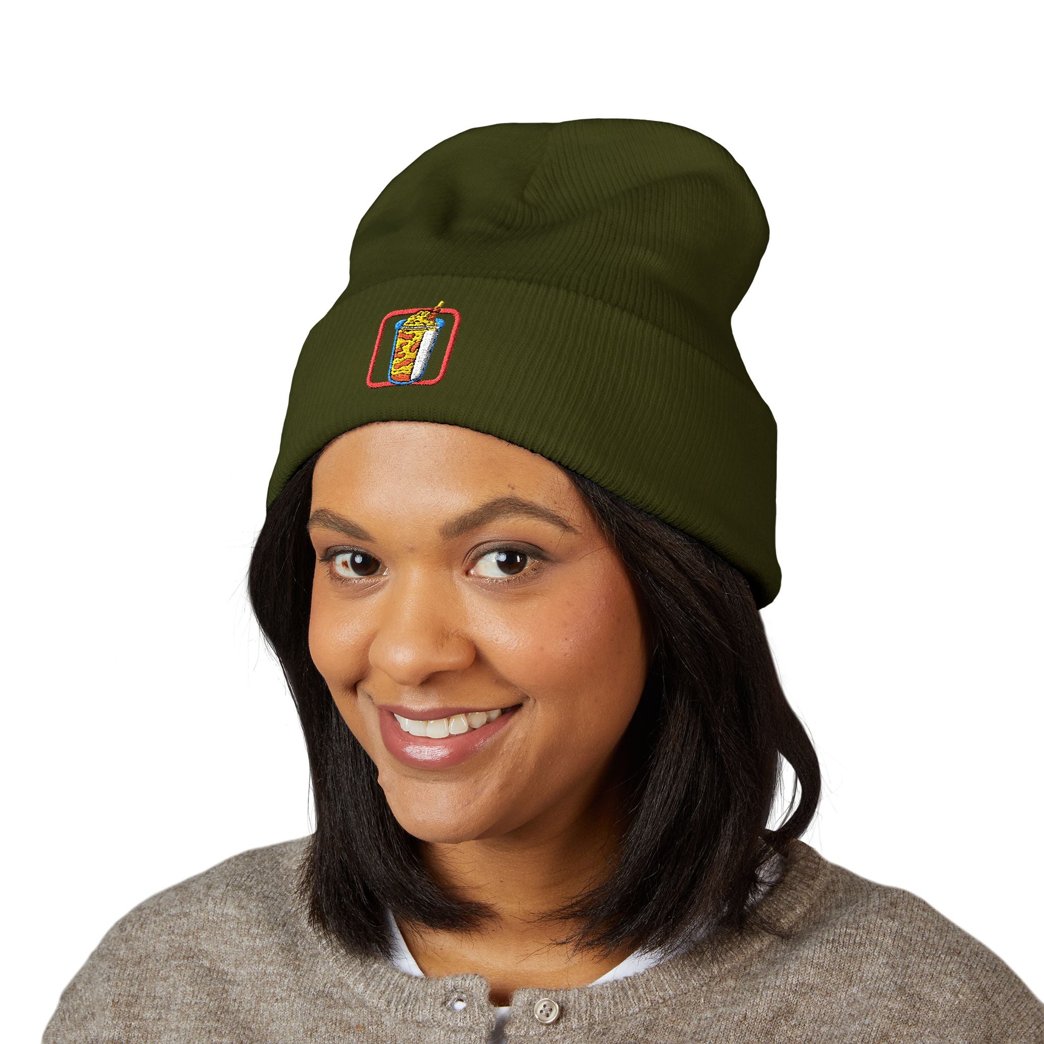 Classic Cuffed Beanie – Embroidery