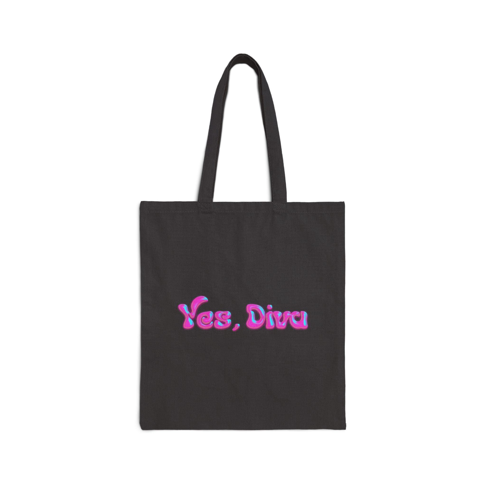 YES, DIVA – Canvas Tote (Bold Print)