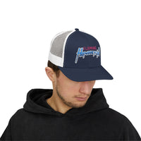 "Flaming Homosexual" Pride Embroidered Trucker Cap