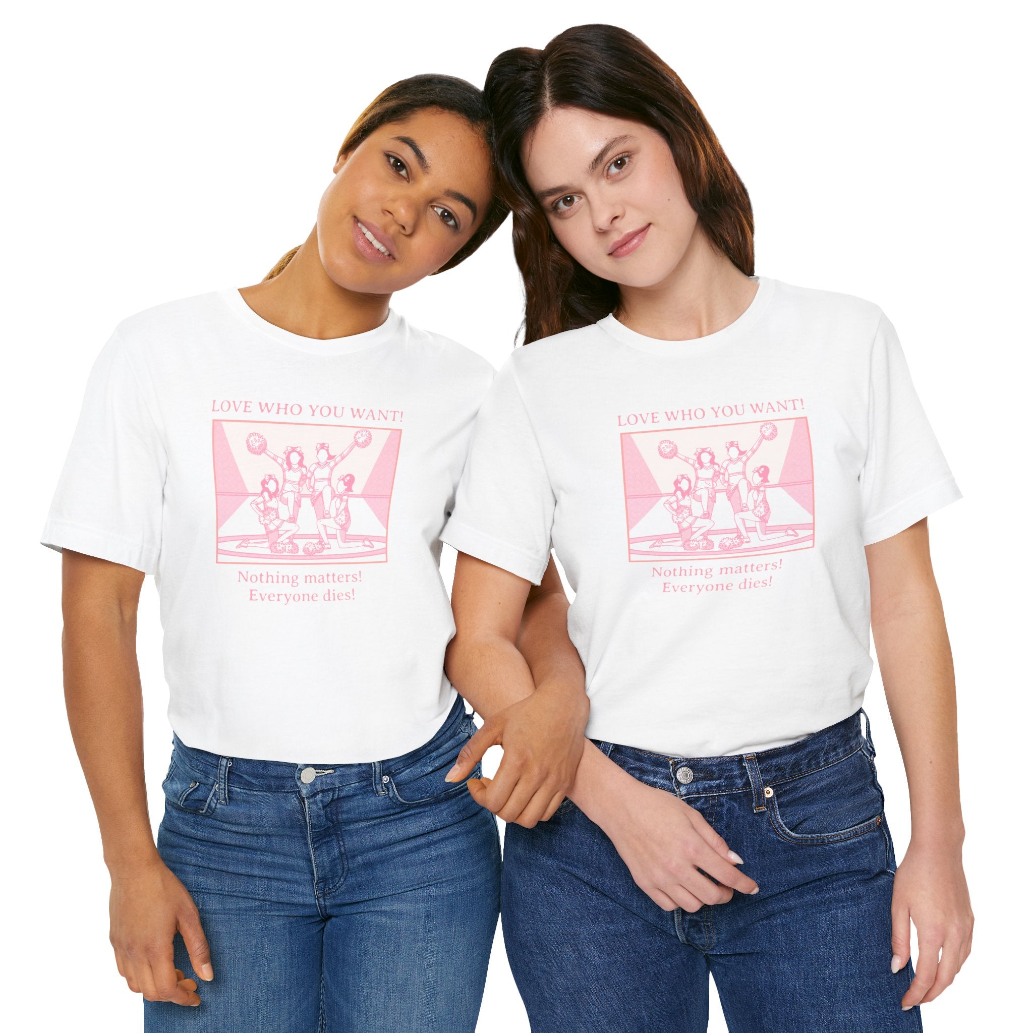 Love Who You Want – Cheerleaders Tee