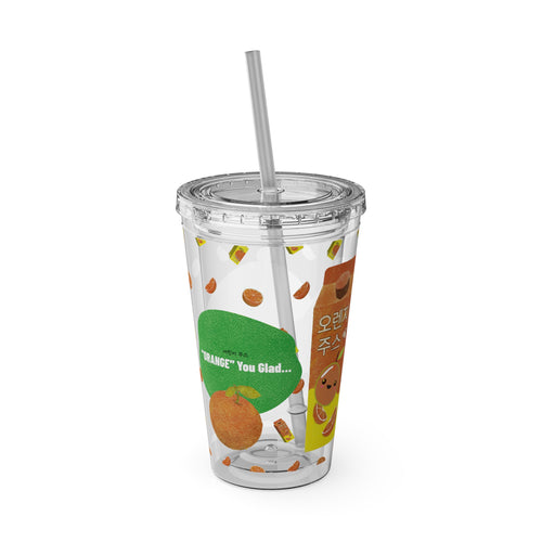Orange Juice Tumbler – 16oz