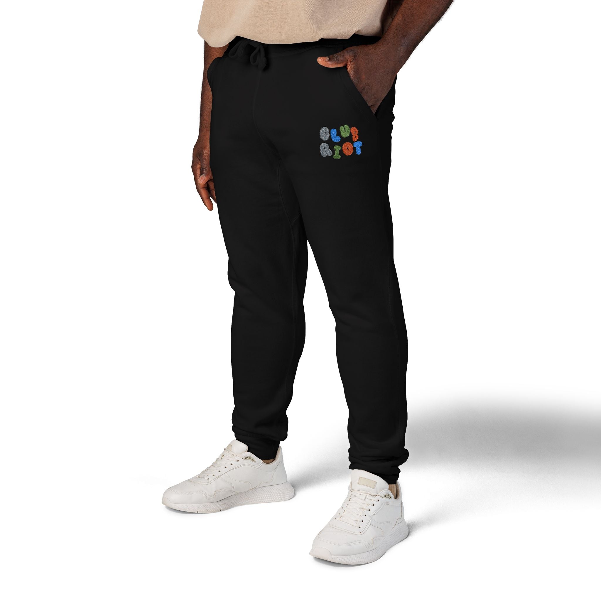 Embroidered Fleece Sweatpants