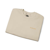 Custom Date & Monogram Roman Numeral Crewneck Sweatshirt - Sand