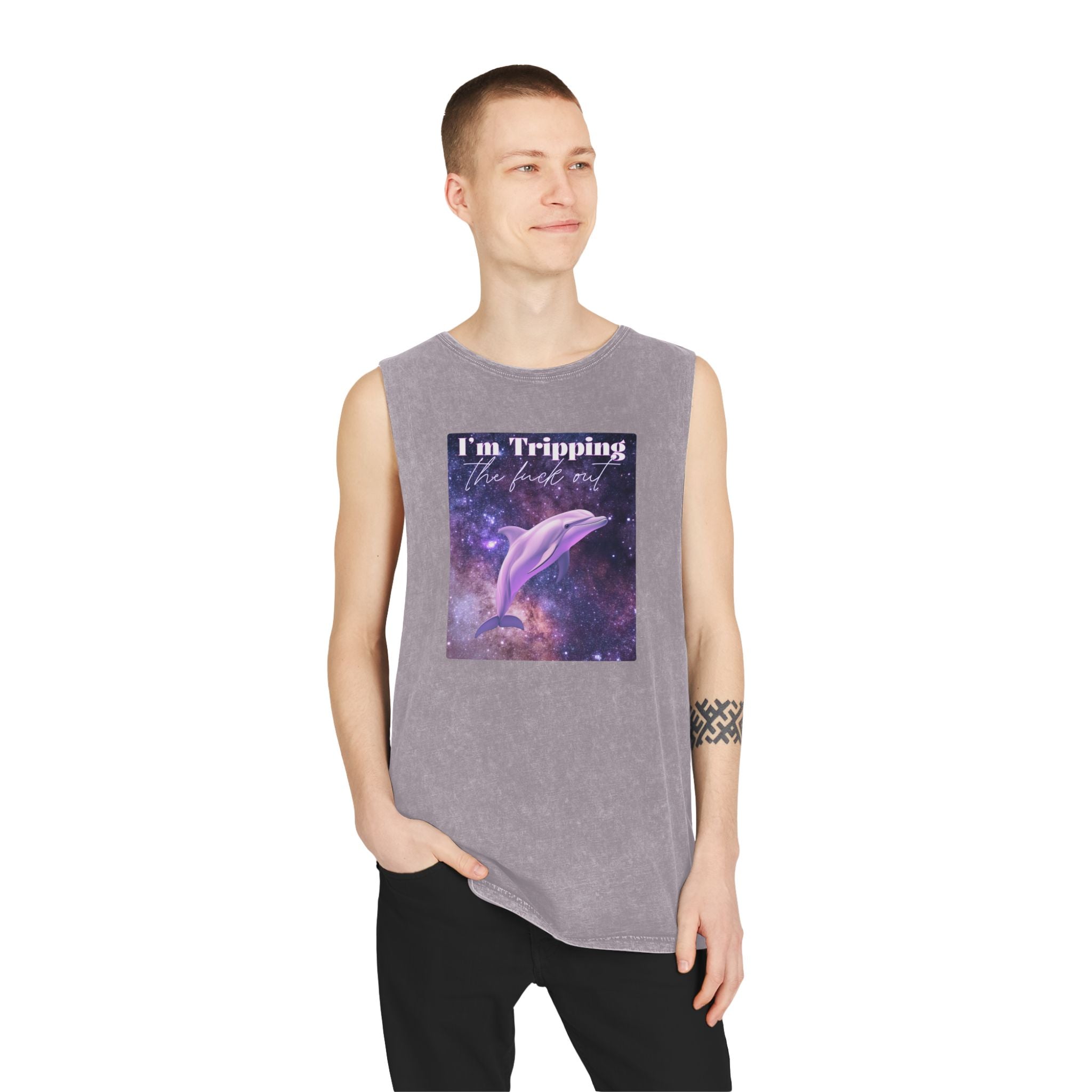 Stonewash Tank – Soft, Feral, Sun-Ready