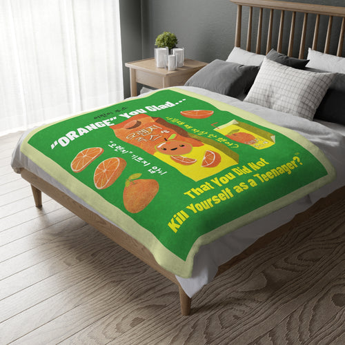 Velveteen Blanket – Two‑Sided Print