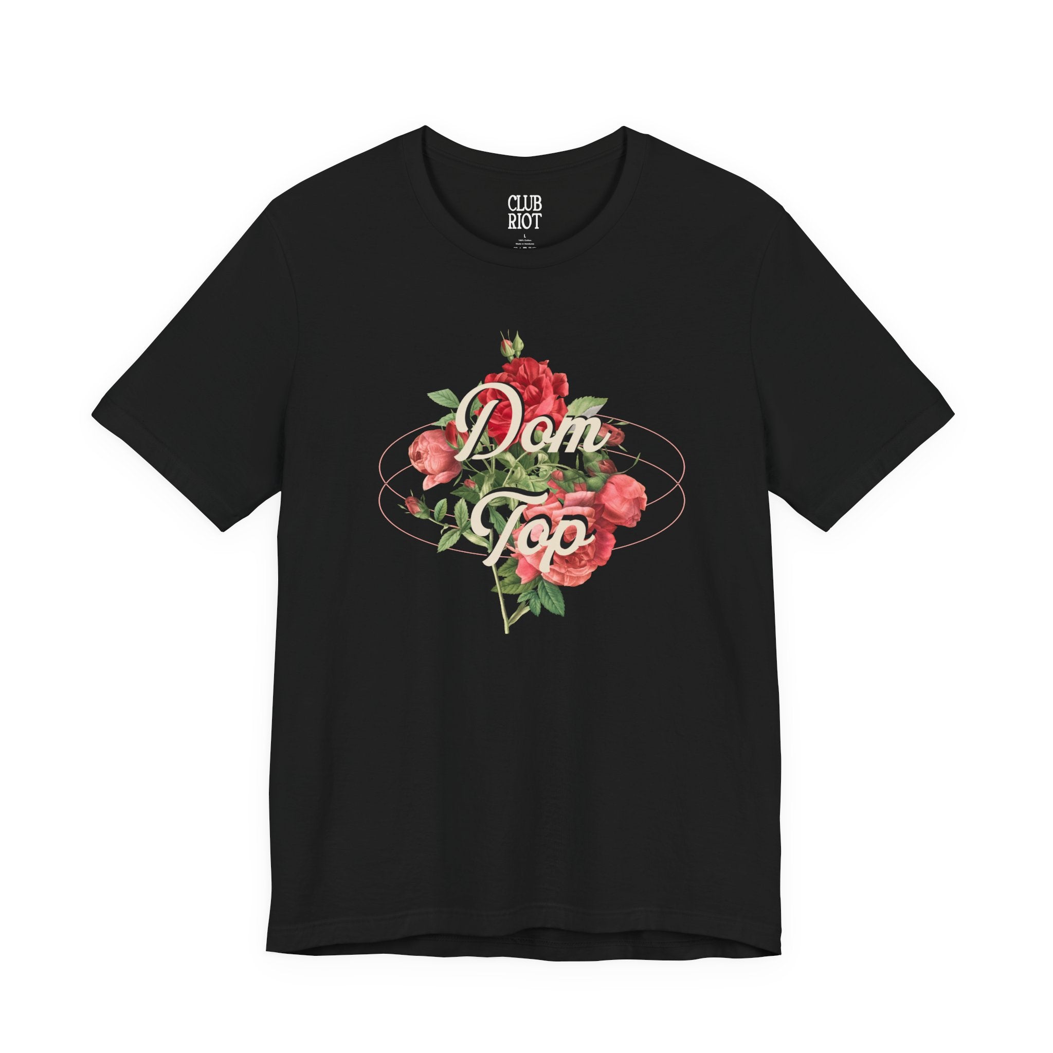 Don’t Top – Floral V-Neck Tee