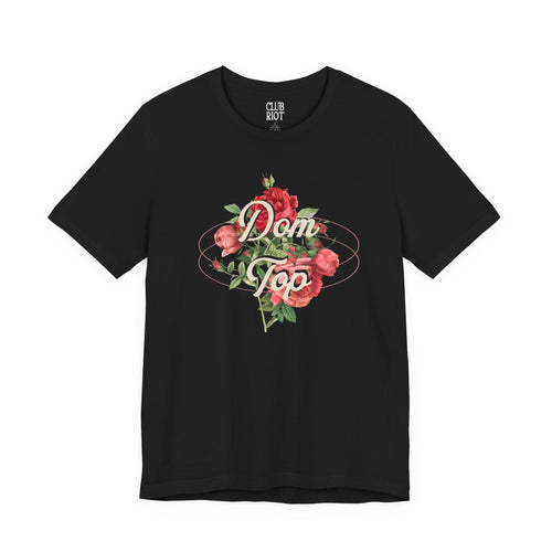 Don’t Top – Floral V-Neck Tee