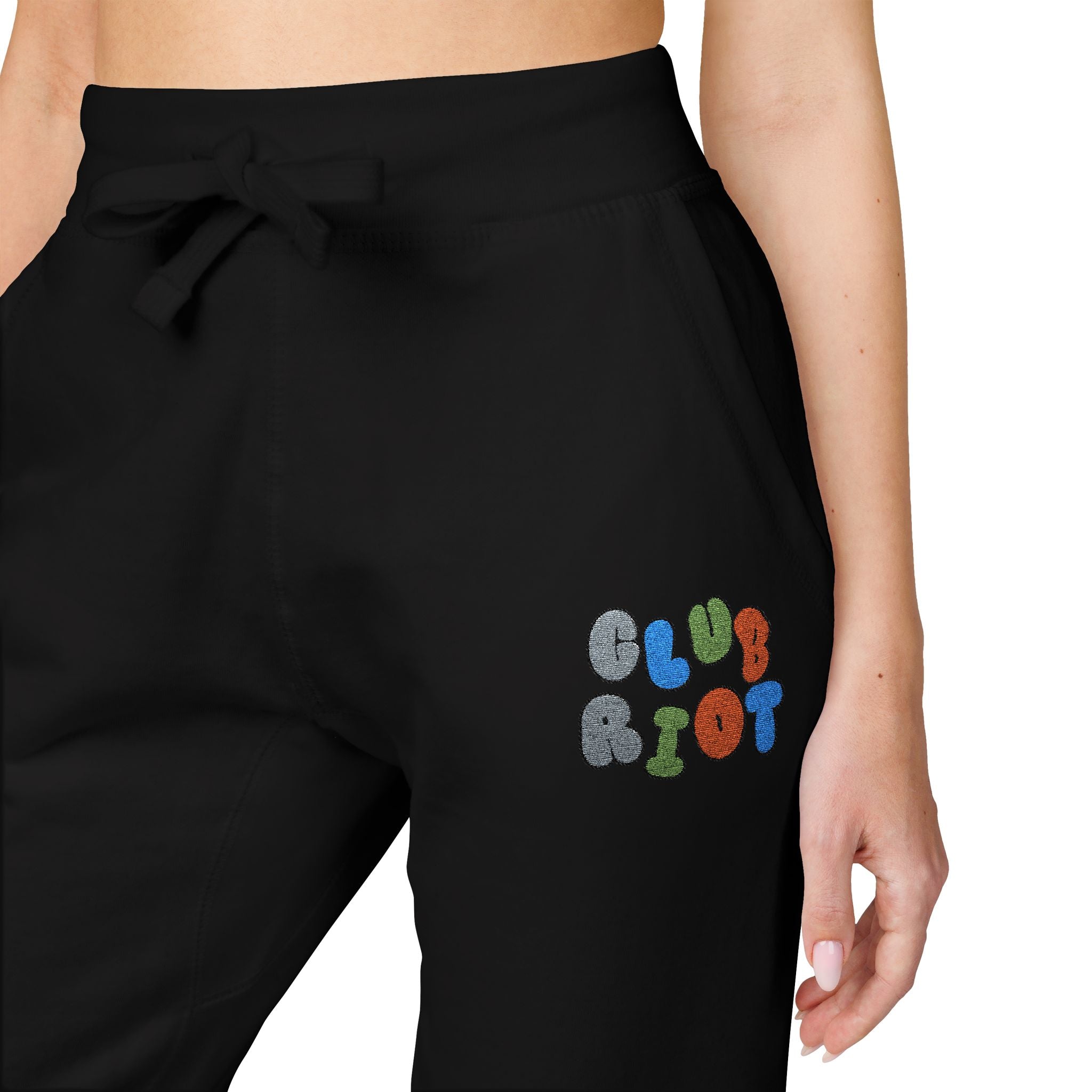 Embroidered Fleece Sweatpants