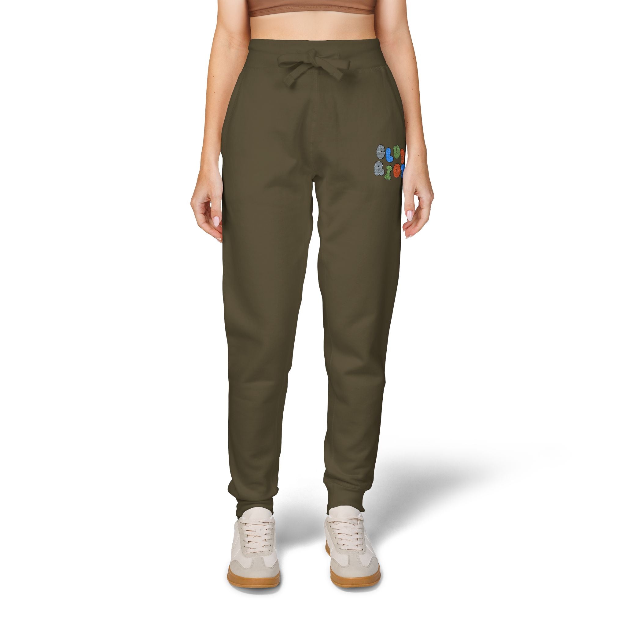 Embroidered Fleece Sweatpants