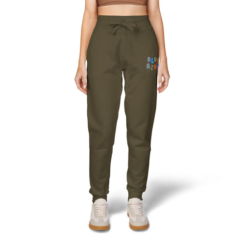 Embroidered Fleece Sweatpants