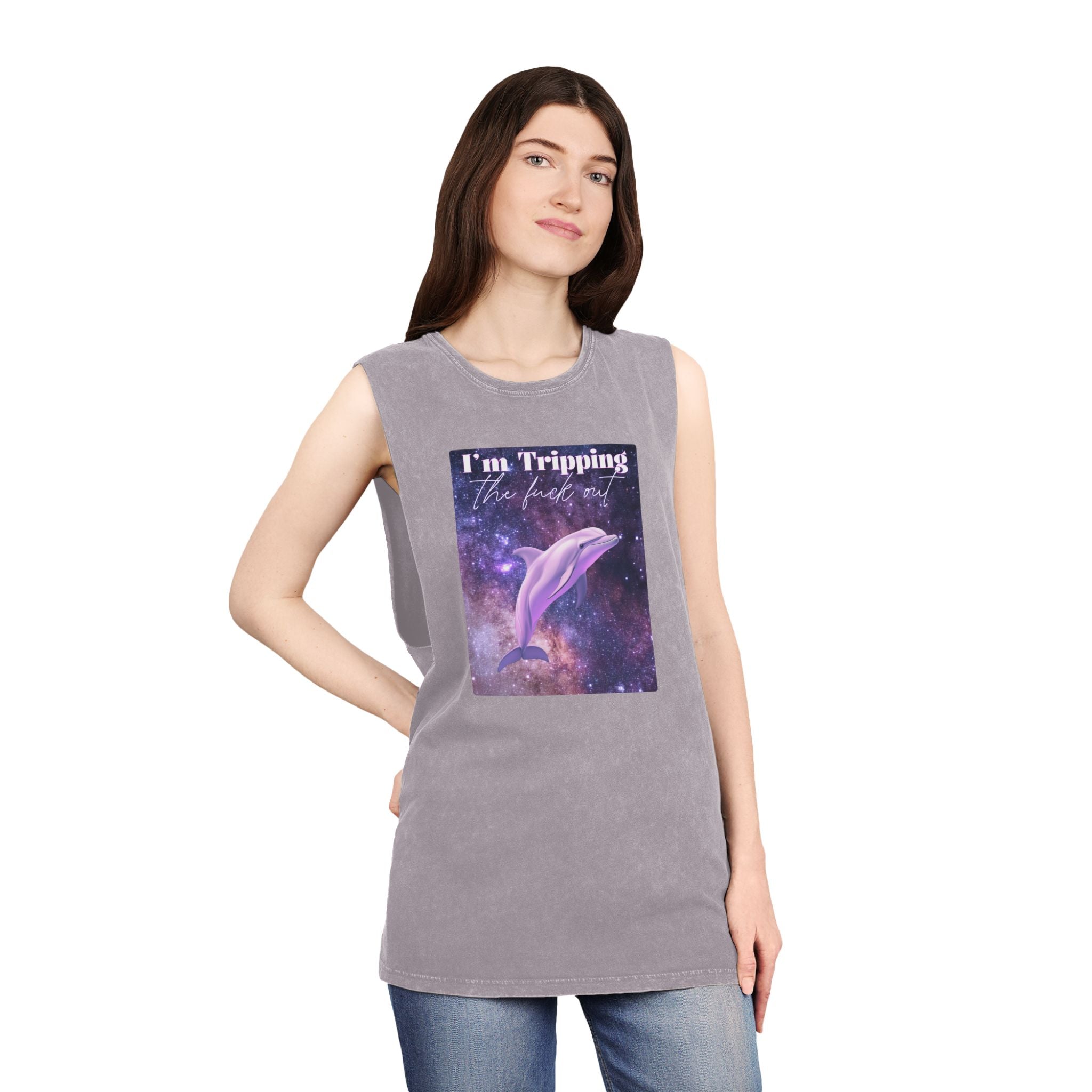 Stonewash Tank – Soft, Feral, Sun-Ready