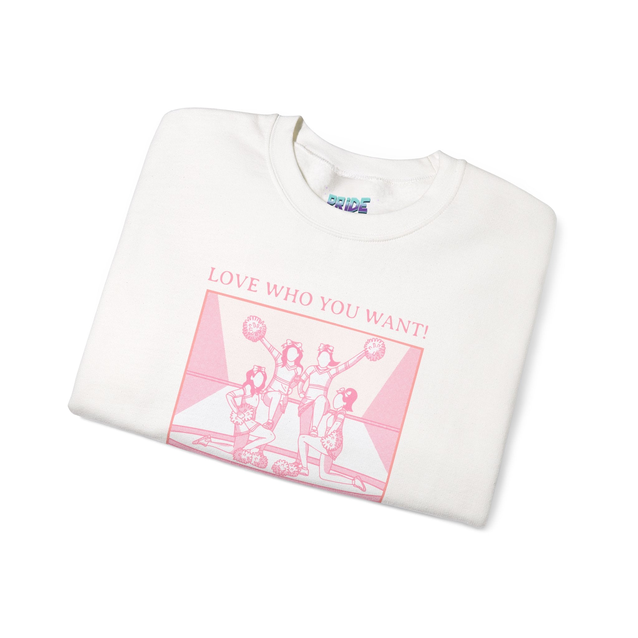 Graphic Sweatshirt – Love Who You Want (Dark Humor)