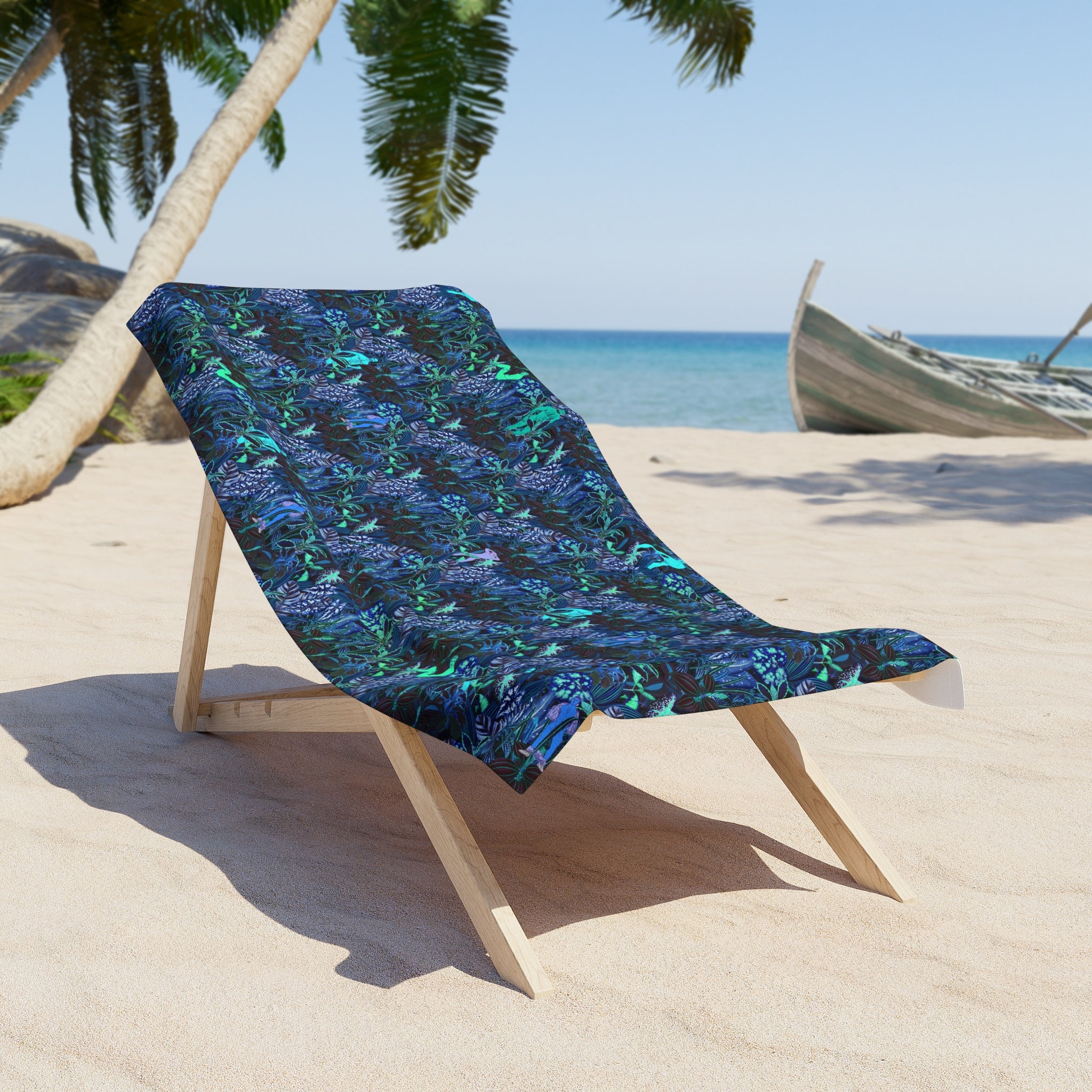 Beach Towel – Tropical Underwater Vibes