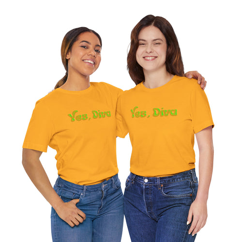 YES, DIVA – Garment‑Dyed Tee