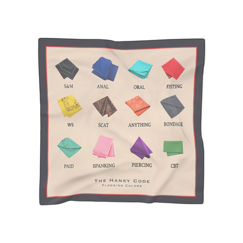 Hanky Code Poly Scarf