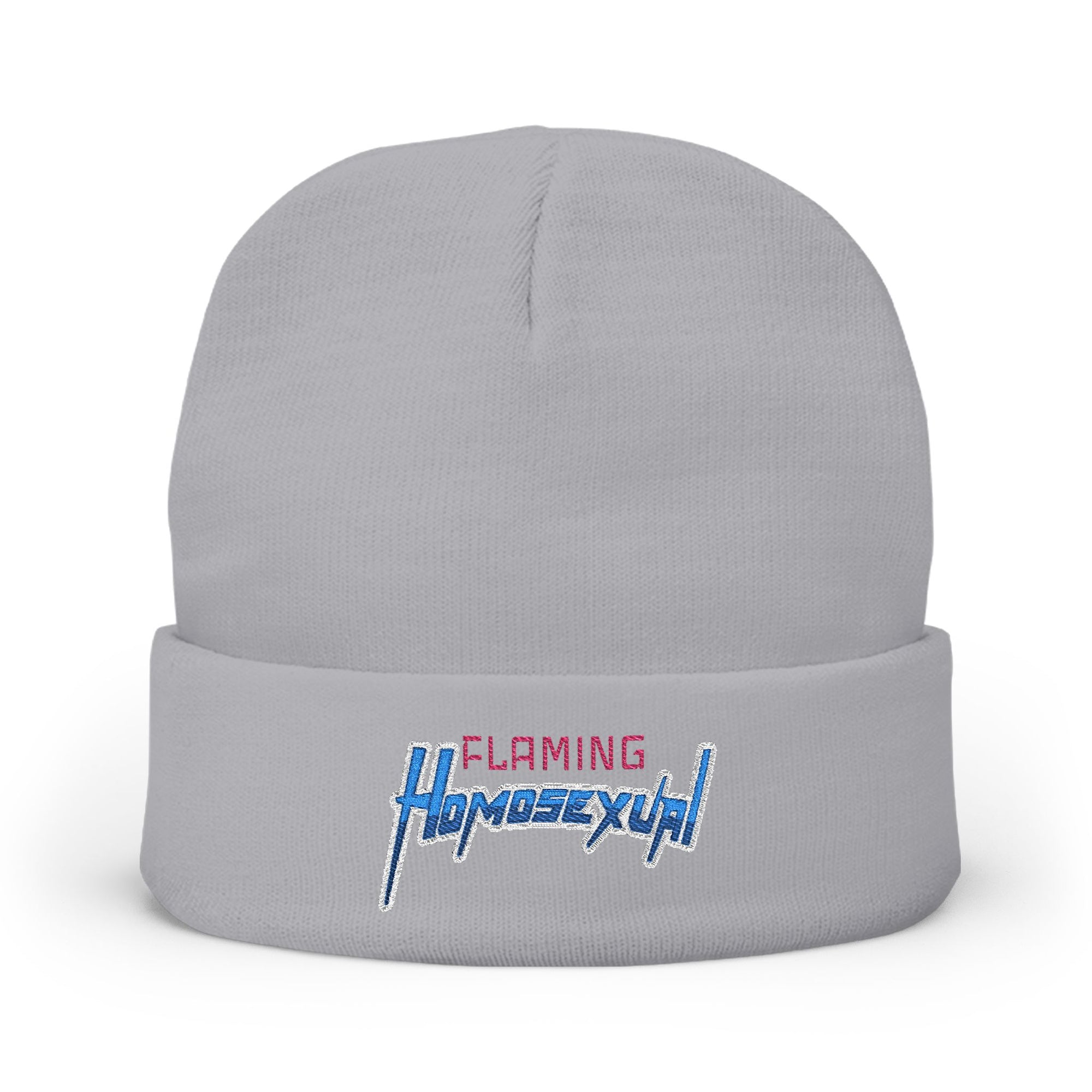 Knit Beanie (Embroidery) with Club Riot queer streetwear design