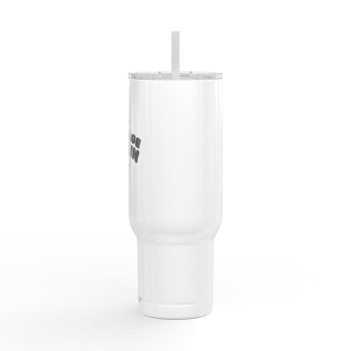 40oz Insulated Tumbler with Lid - Funny Beverage Goblin Design, Perfect for Gifts & Celebrations with Club Riot queer streetwear design