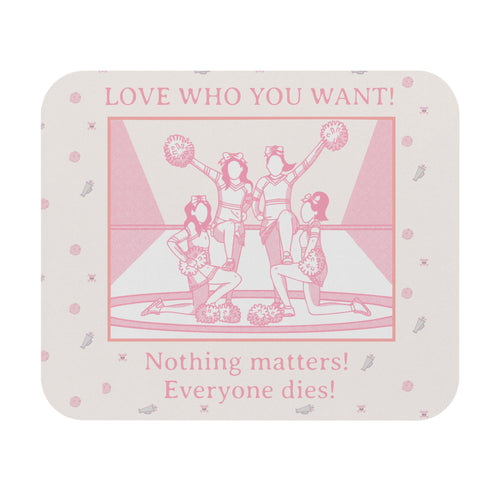 Mouse pad with Club Riot design – queer desk accessory
