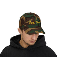 YES, DIVA – Classic Dad Cap (White, Embroidered)