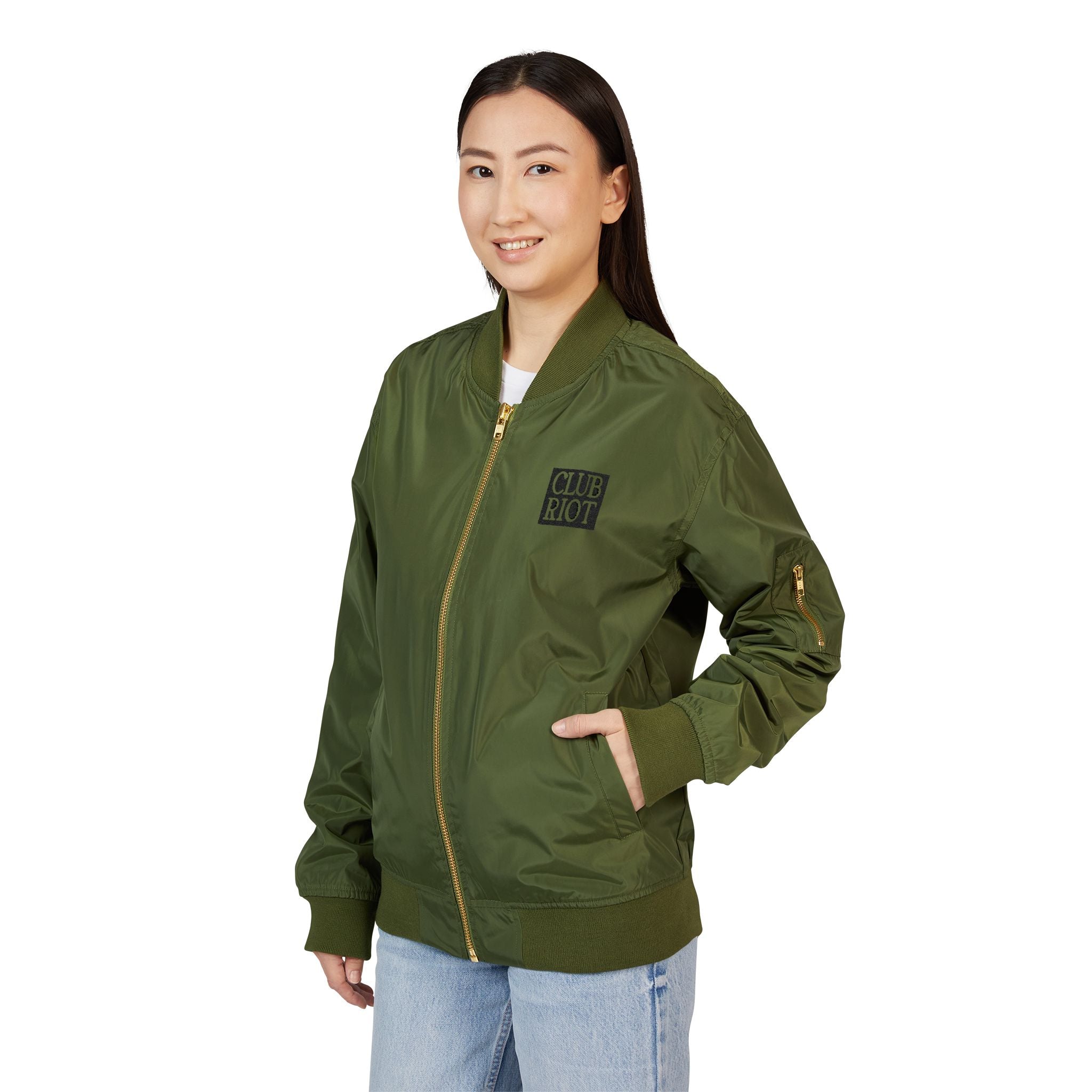 Embroidered Bomber – Bold Stitch