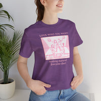 Love Who You Want – Cheerleaders Tee