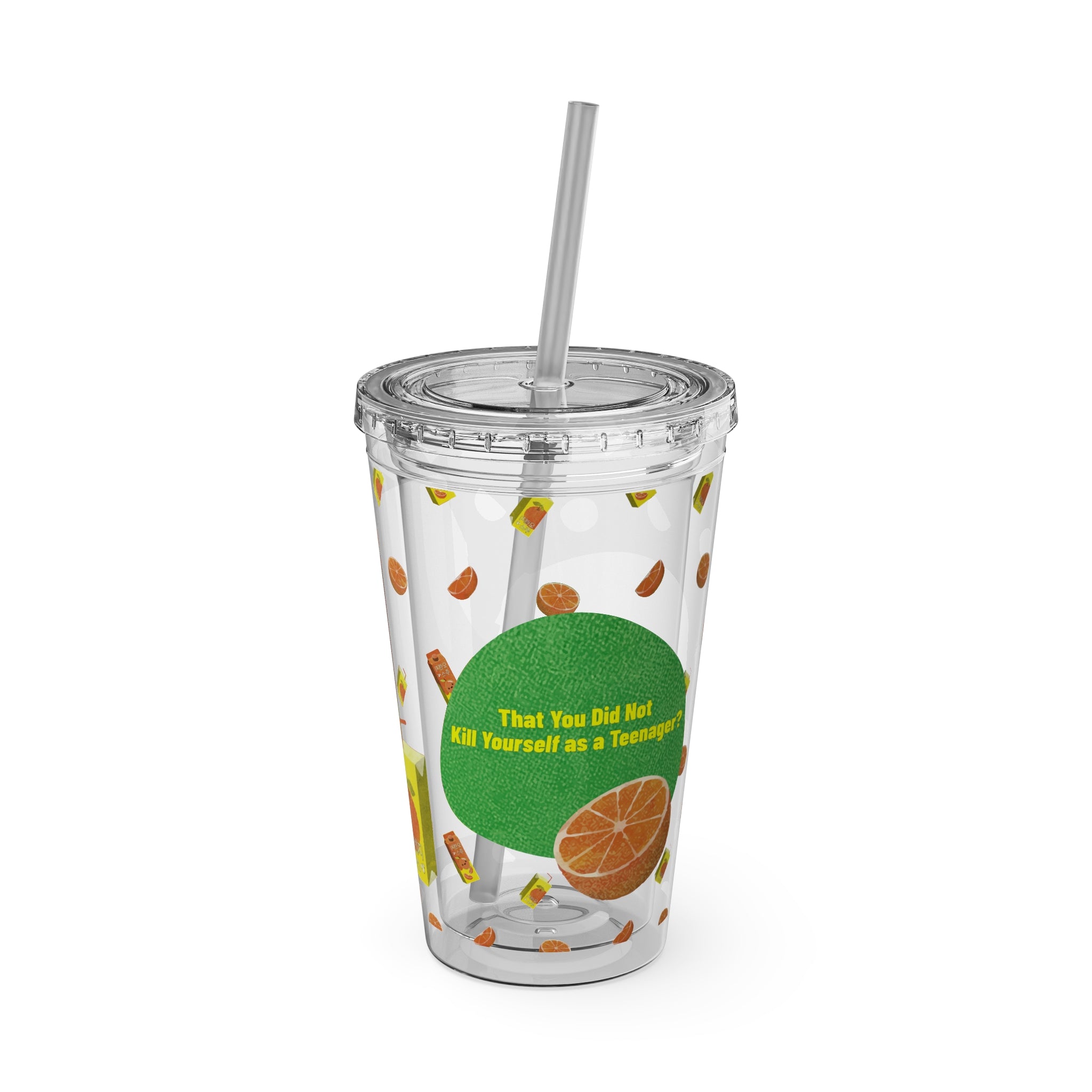 Orange Juice Tumbler – 16oz