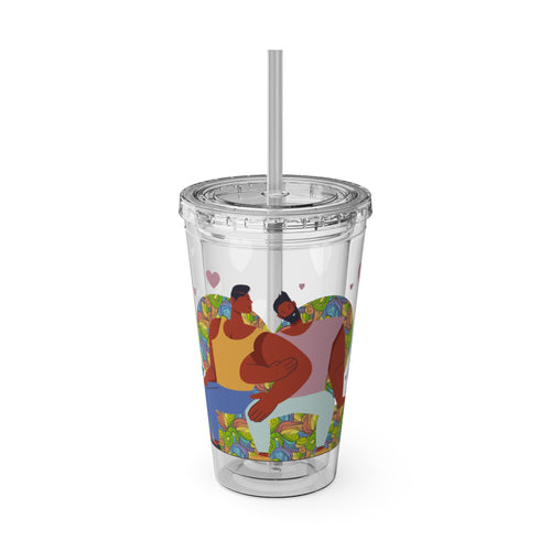 Glassware with Club Riot queer design – drinkware