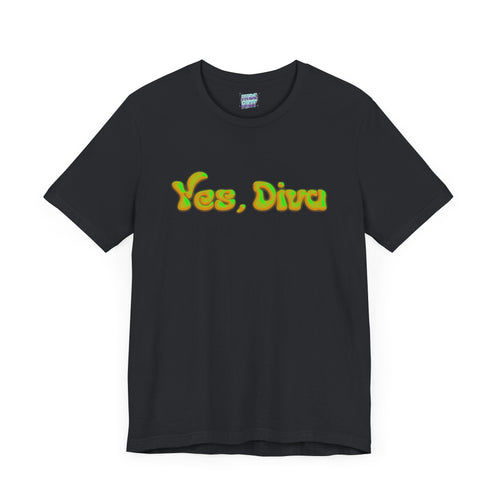 YES, DIVA – Garment‑Dyed Tee