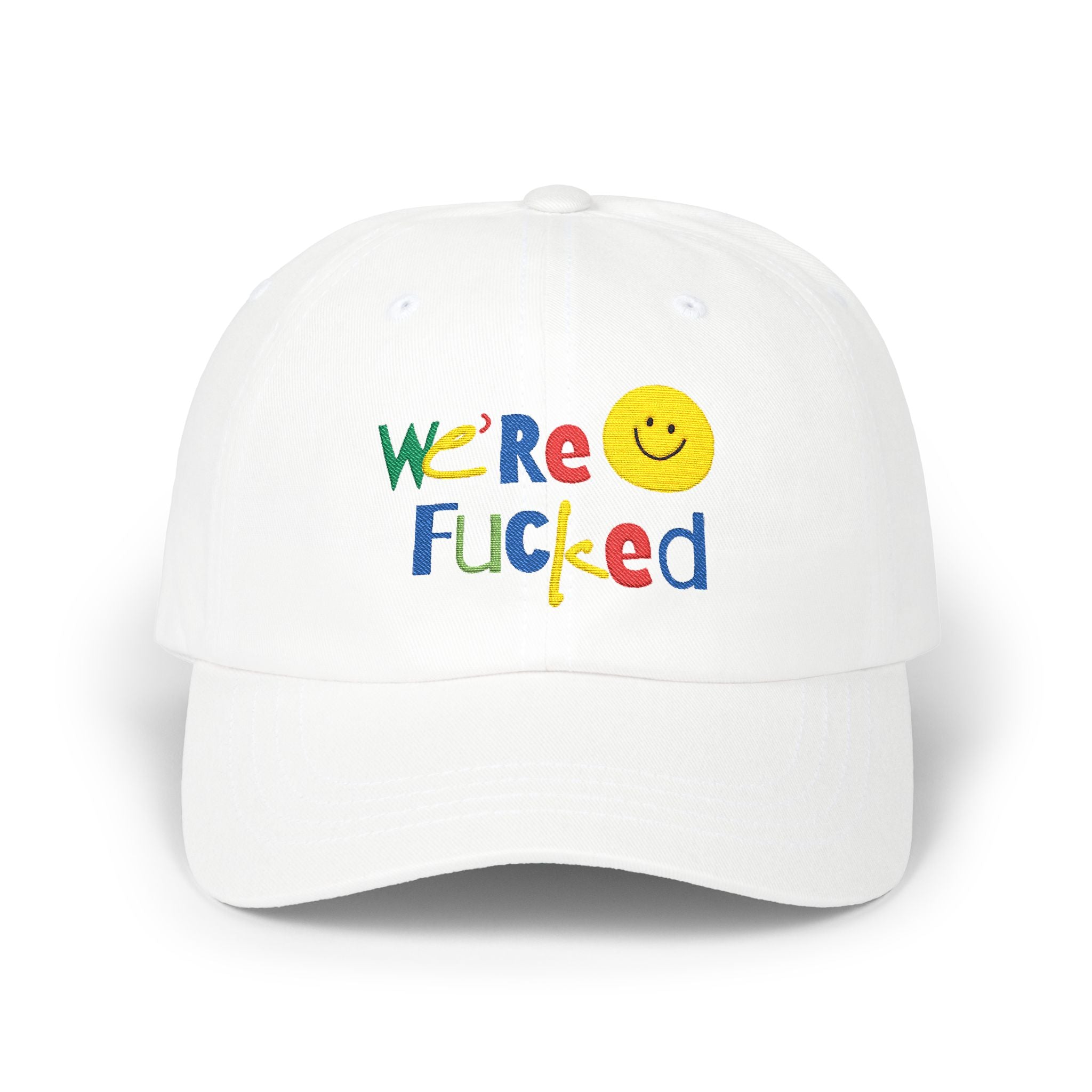 Dad Cap – We’re F*cked (Embroidery)