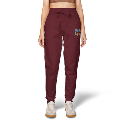 Embroidered Fleece Sweatpants